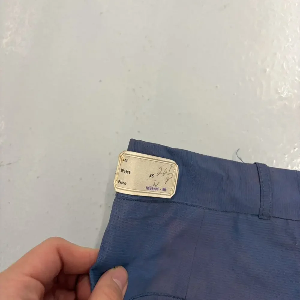 Vintage 50s Hubbard's Cotton/Nylon Seersucker Pants 34x29